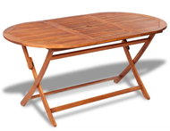 Garden Table 160 x 85 x 75cm Solid Acacia Wood - Garden Table