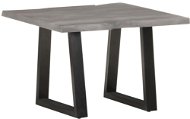 Konferenční stolek s živou hranou 60x60x40 cm masivní akácie - Konferenční stolek