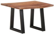 Konferenční stolek s živou hranou 60x60x40 cm masivní akácie - Konferenční stolek