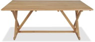 Garden Table 180 x 90 x 75cm Solid Teak Wood - Garden Table