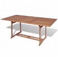 Garden Table 180 x 90 x 75cm Solid Teak Wood - Garden Table