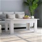 Konferenční stolek bílý 100x60x42 cm dřevotříska - Konferenční stolek