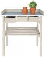 Esschert Design Garden Work Table White CF29W - Garden Table