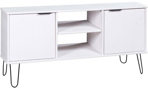 TV table New York Range white solid pine 321145 - TV Table - Main image