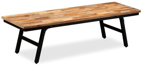 TV table made of recycled teak 110x35x30 cm 245416 - TV Table - Main image