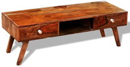 TV table / sideboard with 2 drawers solid sheesham wood 40 cm - TV Table
