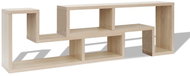 TV table in the shape of a double L, oak - TV Table
