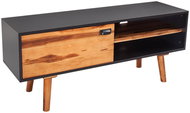 TV table made of solid acacia wood 120x35x50 cm - TV Table