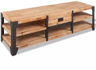 TV table made of solid acacia wood 140x40x45 cm - TV Table