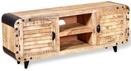 TV Table made of Rough Mango Wood 120x30x50cm - TV Table
