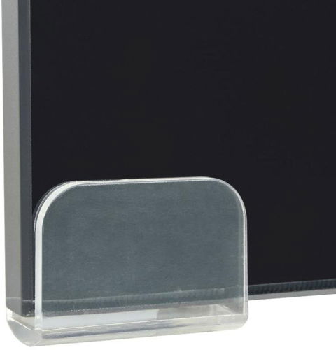 TV table / monitor stand glass black 60x25x11 cm - TV Table