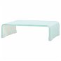 TV table / monitor stand glass white 40x25x11 cm - TV Table