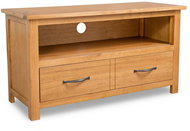 TV table 90x35x48 cm solid oak wood - TV Table