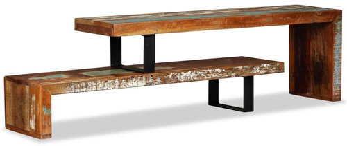 TV Table, Solid Recycled Wood - TV Table - Main image