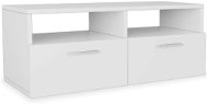 TV Table TV table, chipboard, 95x35x36 cm, white - TV stolek