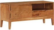 TV table made of solid acacia wood 88x30x40 cm - TV Table