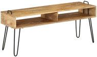 TV table made of solid mango wood 110x35x45 cm - TV Table