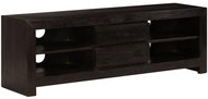 TV table made of solid acacia 120x30x40 cm dark brown - TV Table