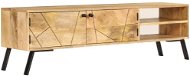 TV stolík z masívneho mangovníkového dreva 140 × 30 × 40 cm - TV stolík