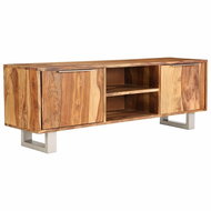 TV table made of solid sheesham wood 118x30x40 cm honey - TV Table