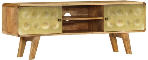 TV table 120x30x45 cm solid mango wood - TV Table - Main image