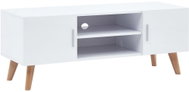 TV table white 120x40x46 cm MDF - TV Table
