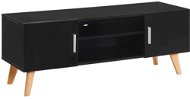 TV stolček čierny 120 × 40 × 46 cm MDF - TV stolík