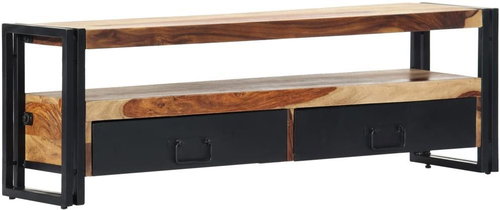 TV table 120x30x40 cm solid sheesham wood - TV Table - Main image
