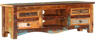 TV Table 120x30x40 cm Solid Recycled Wood - TV Table