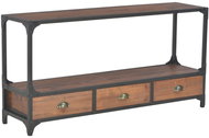 TV table with 3 drawers 120x30x60 cm solid pine - TV Table