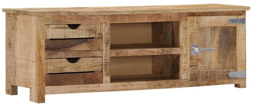 TV table 120x30x40 cm solid mango wood - TV Table - Main image