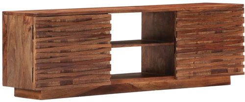 TV table 120x30x40 cm solid sheesham wood - TV Table - Main image