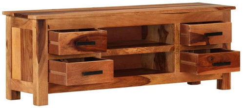 TV table 110x30x40 cm solid sheesham wood - TV Table - Main image