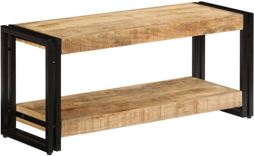 TV table 90x30x40 cm solid mango wood - TV Table - Main image