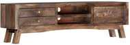TV Table 140x30x40cm Solid Mango Wood - TV Table