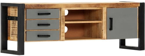 TV table 120x30x40 cm solid mango wood - TV Table - Main image