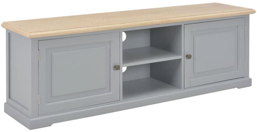 TV table gray 120x30x40 cm wood - TV Table - Main image