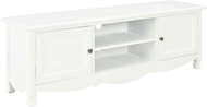 TV table white 120x30x40 cm wood - TV Table