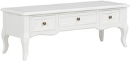 TV table white 100x35x35 cm wooden - TV Table
