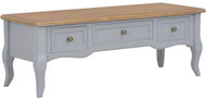 TV table gray 100x35x35 cm wooden - TV Table