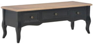 TV table black 100x35x35 cm wooden - TV Table