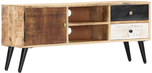 TV table 115x30x47 cm solid mango wood - TV Table - Main image