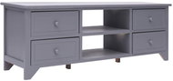 TV table gray 115x30x40 cm pavlovnie wood - TV Table