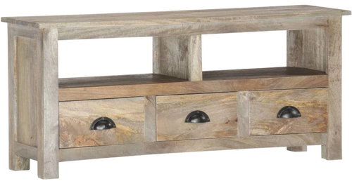TV table 110x30x50 cm solid mango wood - TV Table - Main image