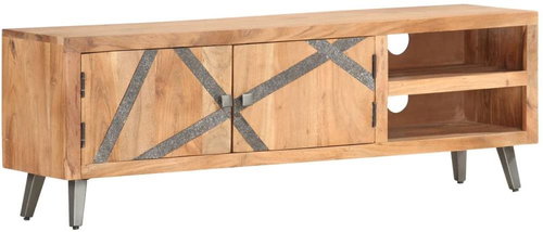 TV table 120x30x40 cm solid acacia wood - TV Table - Main image