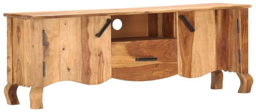TV table 115x30x42 cm solid sheesham wood - TV Table - Main image