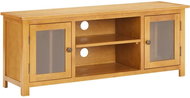 TV table 120x35x48 cm solid oak wood - TV Table
