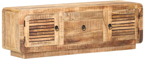 TV table 120x30x40 cm coarse mango wood - TV Table - Main image