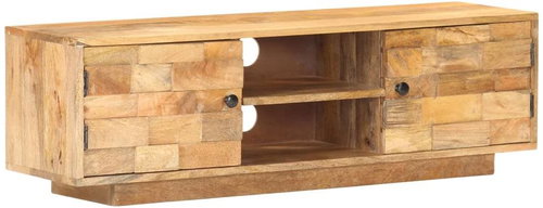 TV table 116x30x35 cm solid mango wood - TV Table - Main image