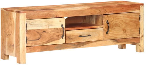 TV table 116x30x40 cm solid acacia wood - TV Table - Main image